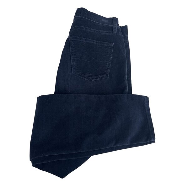 Gap 1969 Skinny Leg Stretch Coduroy Legging Jeans Navy Blue Women 27/4 - Picture 6 of 15